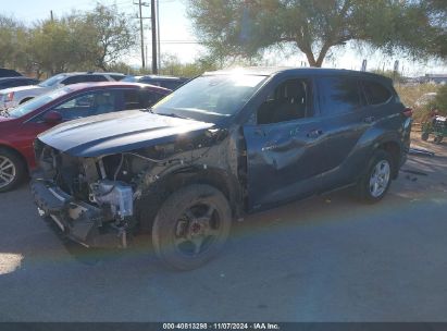 Lot #3035089343 2021 TOYOTA HIGHLANDER HYBRID LE