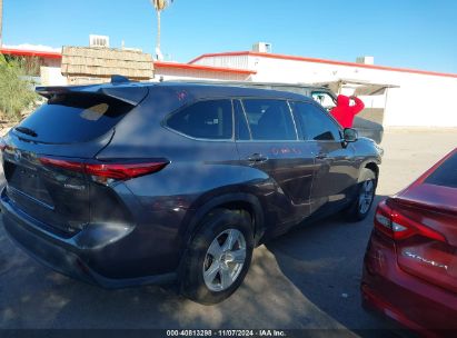 Lot #3035089343 2021 TOYOTA HIGHLANDER HYBRID LE