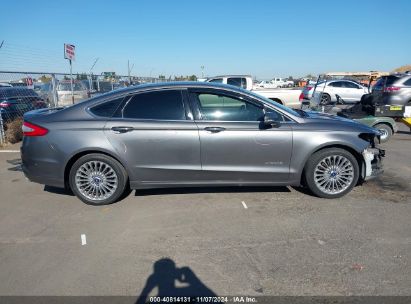 Lot #3035094726 2014 FORD FUSION HYBRID TITANIUM