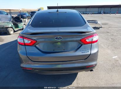 Lot #3035094726 2014 FORD FUSION HYBRID TITANIUM