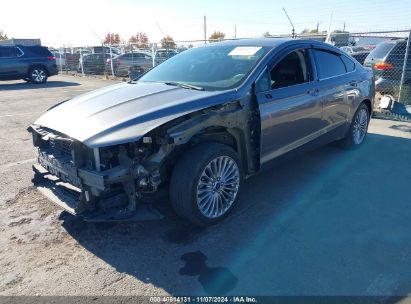 Lot #3035094726 2014 FORD FUSION HYBRID TITANIUM