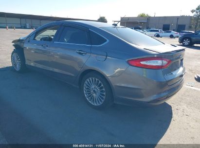 Lot #3035094726 2014 FORD FUSION HYBRID TITANIUM