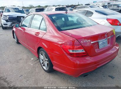 Lot #3021955078 2014 MERCEDES-BENZ C-CLASS C 250 SPORT/LUXURY