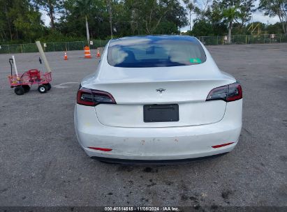 Lot #2992821429 2021 TESLA MODEL 3 STANDARD RANGE PLUS REAR-WHEEL DRIVE