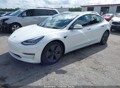 Lot #2992821429 2021 TESLA MODEL 3 STANDARD RANGE PLUS REAR-WHEEL DRIVE