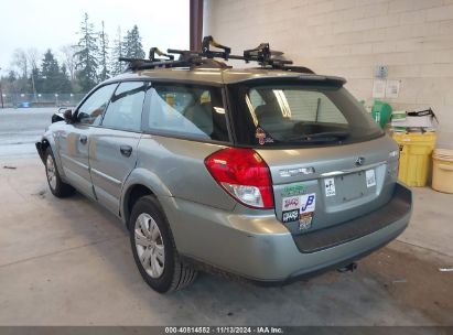 Lot #3035094714 2009 SUBARU OUTBACK 2.5I