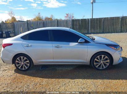 Lot #2992821408 2021 HYUNDAI ACCENT LIMITED