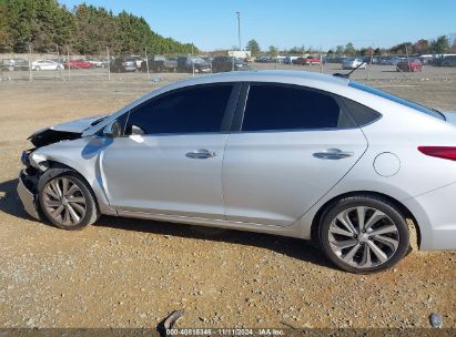 Lot #2992821408 2021 HYUNDAI ACCENT LIMITED