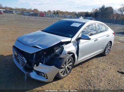 Lot #2992821408 2021 HYUNDAI ACCENT LIMITED