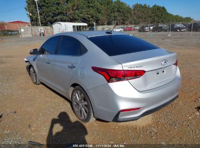 Lot #2992821408 2021 HYUNDAI ACCENT LIMITED