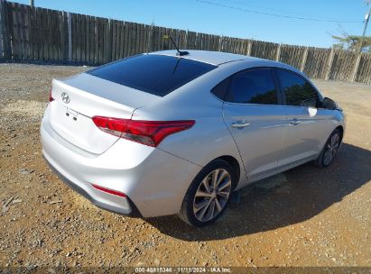 Lot #2992821408 2021 HYUNDAI ACCENT LIMITED