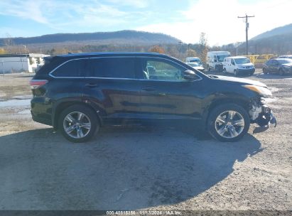 Lot #3035072453 2015 TOYOTA HIGHLANDER LIMITED PLATINUM V6