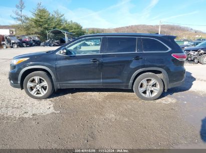 Lot #3035072453 2015 TOYOTA HIGHLANDER LIMITED PLATINUM V6