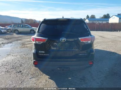 Lot #3035072453 2015 TOYOTA HIGHLANDER LIMITED PLATINUM V6