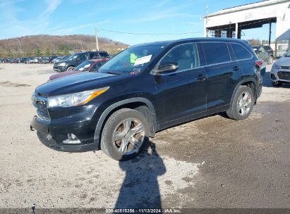 Lot #3035072453 2015 TOYOTA HIGHLANDER LIMITED PLATINUM V6