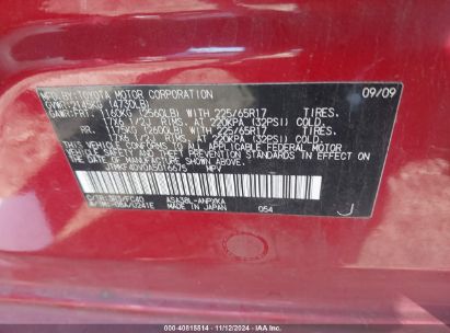 Lot #3021948169 2010 TOYOTA RAV4