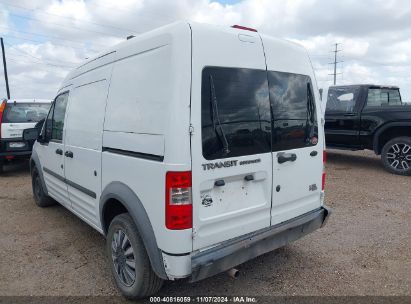 Lot #3053063302 2013 FORD TRANSIT CONNECT XL