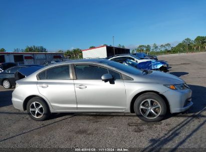 Lot #2995279869 2015 HONDA CIVIC SE