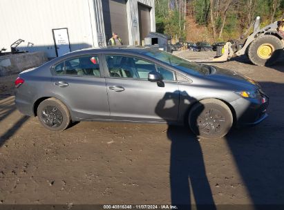 Lot #3035072401 2013 HONDA CIVIC LX