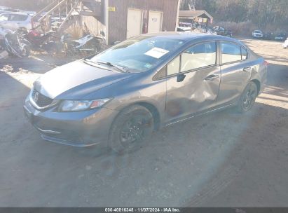 Lot #3035072401 2013 HONDA CIVIC LX