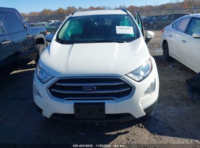 Lot #2995294352 2020 FORD ECOSPORT SE