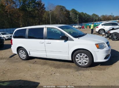 Lot #3057075630 2015 DODGE GRAND CARAVAN SE