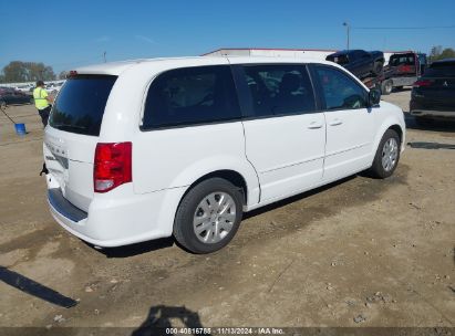 Lot #3057075630 2015 DODGE GRAND CARAVAN SE