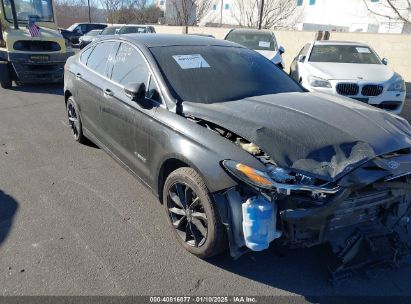 Lot #3056071778 2019 FORD FUSION HYBRID SE