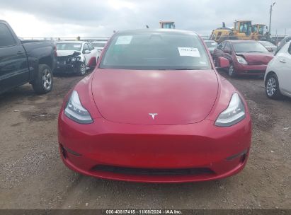 Lot #3053063488 2021 TESLA MODEL Y LONG RANGE DUAL MOTOR ALL-WHEEL DRIVE