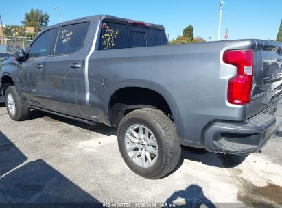 Lot #3048458764 2021 CHEVROLET SILVERADO 1500 4WD  SHORT BED RST