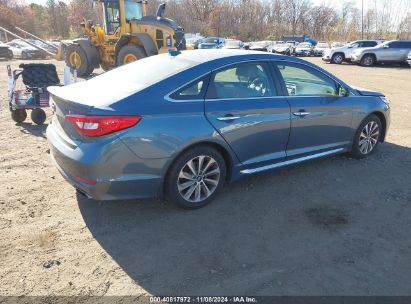 Lot #3035072332 2015 HYUNDAI SONATA SPORT