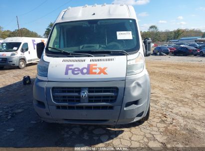 Lot #2995294303 2017 RAM PROMASTER 2500 HIGH ROOF 159 WB