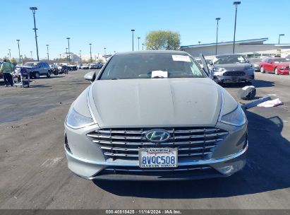 Lot #3037522536 2020 HYUNDAI SONATA HYBRID LIMITED