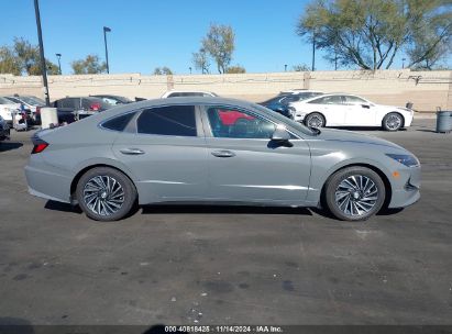 Lot #3037522536 2020 HYUNDAI SONATA HYBRID LIMITED