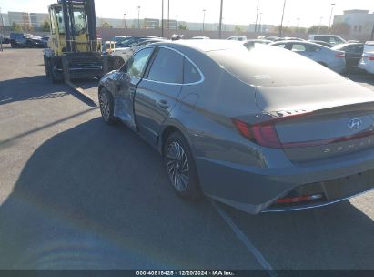 Lot #3037522536 2020 HYUNDAI SONATA HYBRID LIMITED