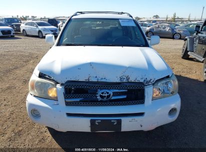 Lot #2992832121 2006 TOYOTA HIGHLANDER HYBRID V6