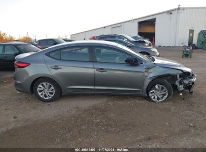 Lot #3035083853 2018 HYUNDAI ELANTRA SE