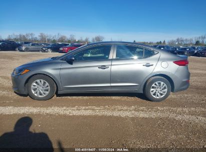 Lot #3035083853 2018 HYUNDAI ELANTRA SE