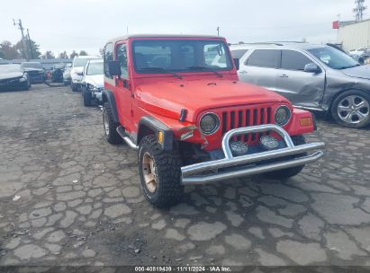 Lot #3035072387 2002 JEEP WRANGLER SPORT