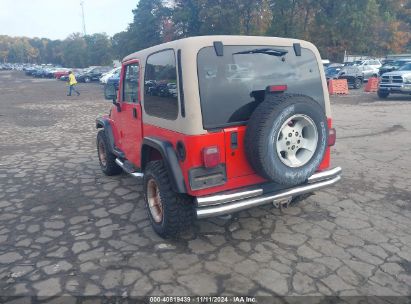 Lot #3035072387 2002 JEEP WRANGLER SPORT