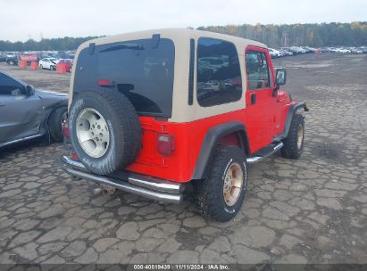 Lot #3035072387 2002 JEEP WRANGLER SPORT