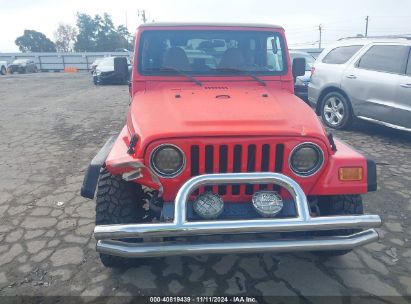 Lot #3035072387 2002 JEEP WRANGLER SPORT