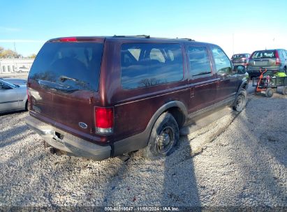 Lot #2995294073 2000 FORD EXCURSION LIMITED