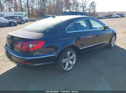 Lot #3035072382 2012 VOLKSWAGEN CC LUX PLUS