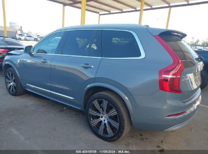 Lot #2992833614 2022 VOLVO XC90 RECHARGE PLUG-IN HYBRID T8 INSCRIPTION 7 PASSENGER