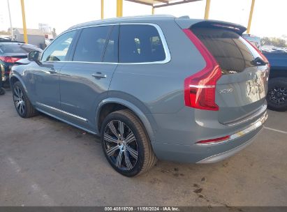 Lot #2992833614 2022 VOLVO XC90 RECHARGE PLUG-IN HYBRID T8 INSCRIPTION 7 PASSENGER