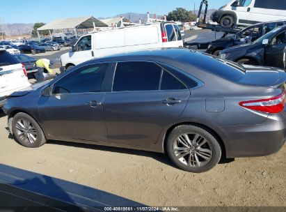 Lot #3035094687 2016 TOYOTA CAMRY SE