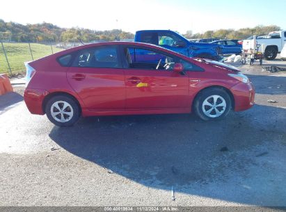 Lot #3053063449 2013 TOYOTA PRIUS THREE