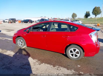 Lot #3053063449 2013 TOYOTA PRIUS THREE