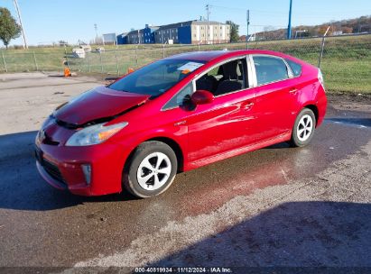 Lot #3053063449 2013 TOYOTA PRIUS THREE